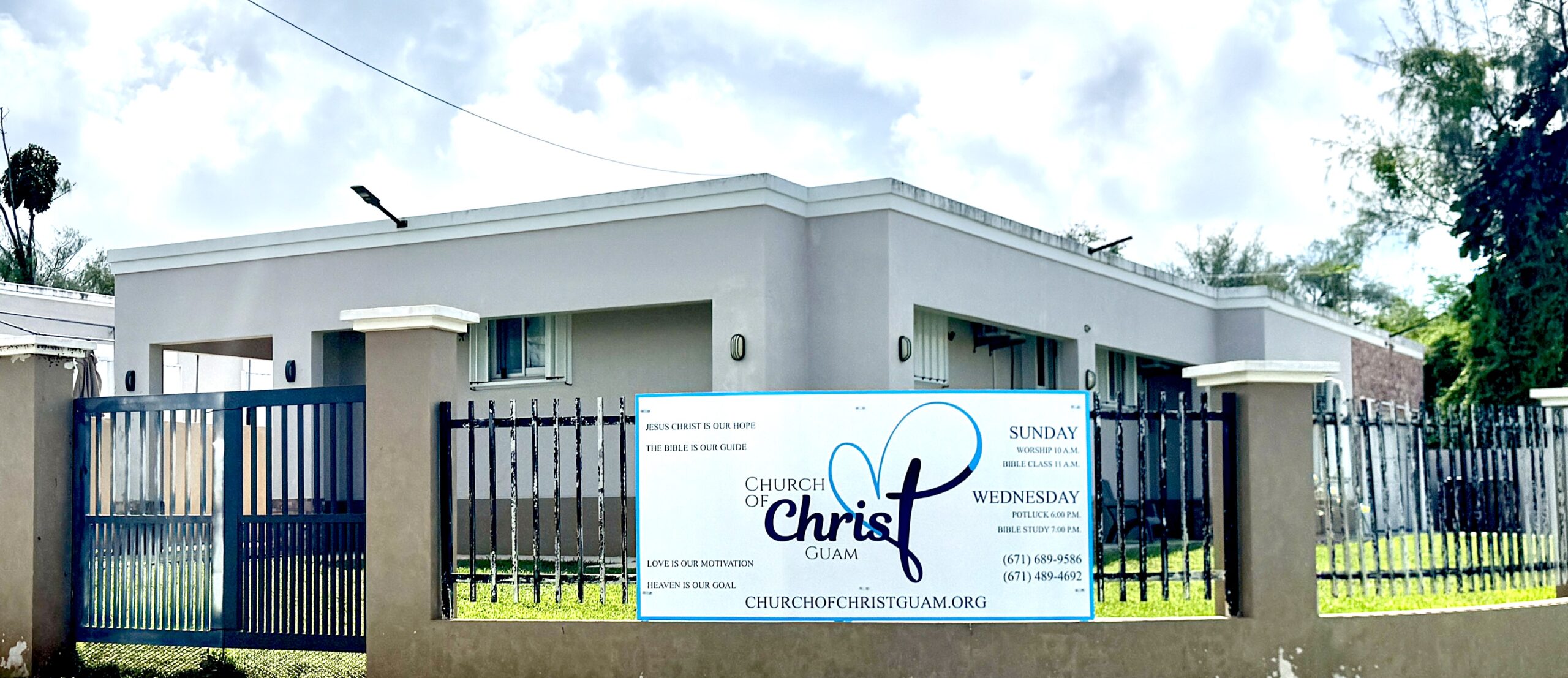 Jesus Christ is our hope. The Bible is our guide. Love is our motivation. Heaven is our goal.
